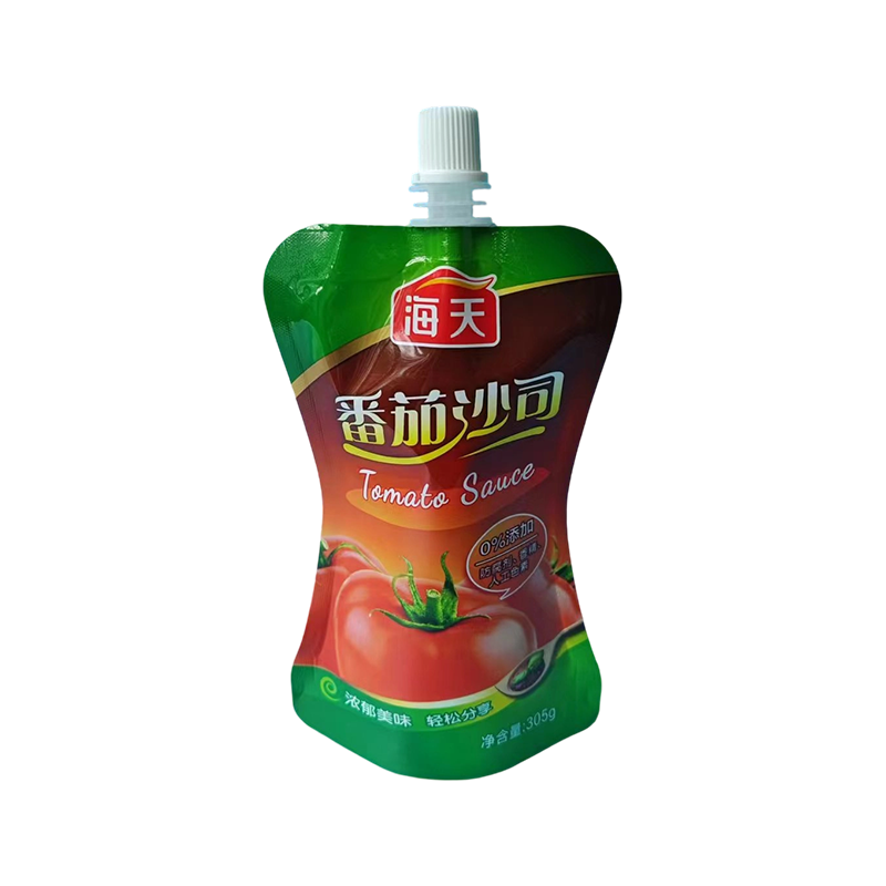 Пакет с носиком для соуса с высокой герметичностью Пакет с носиком для соуса с высокой герметичностью